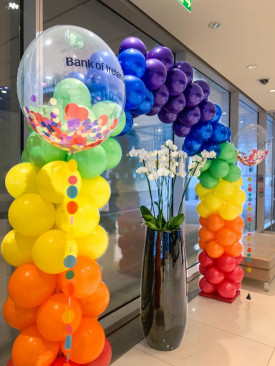 branded balloon bubbles 